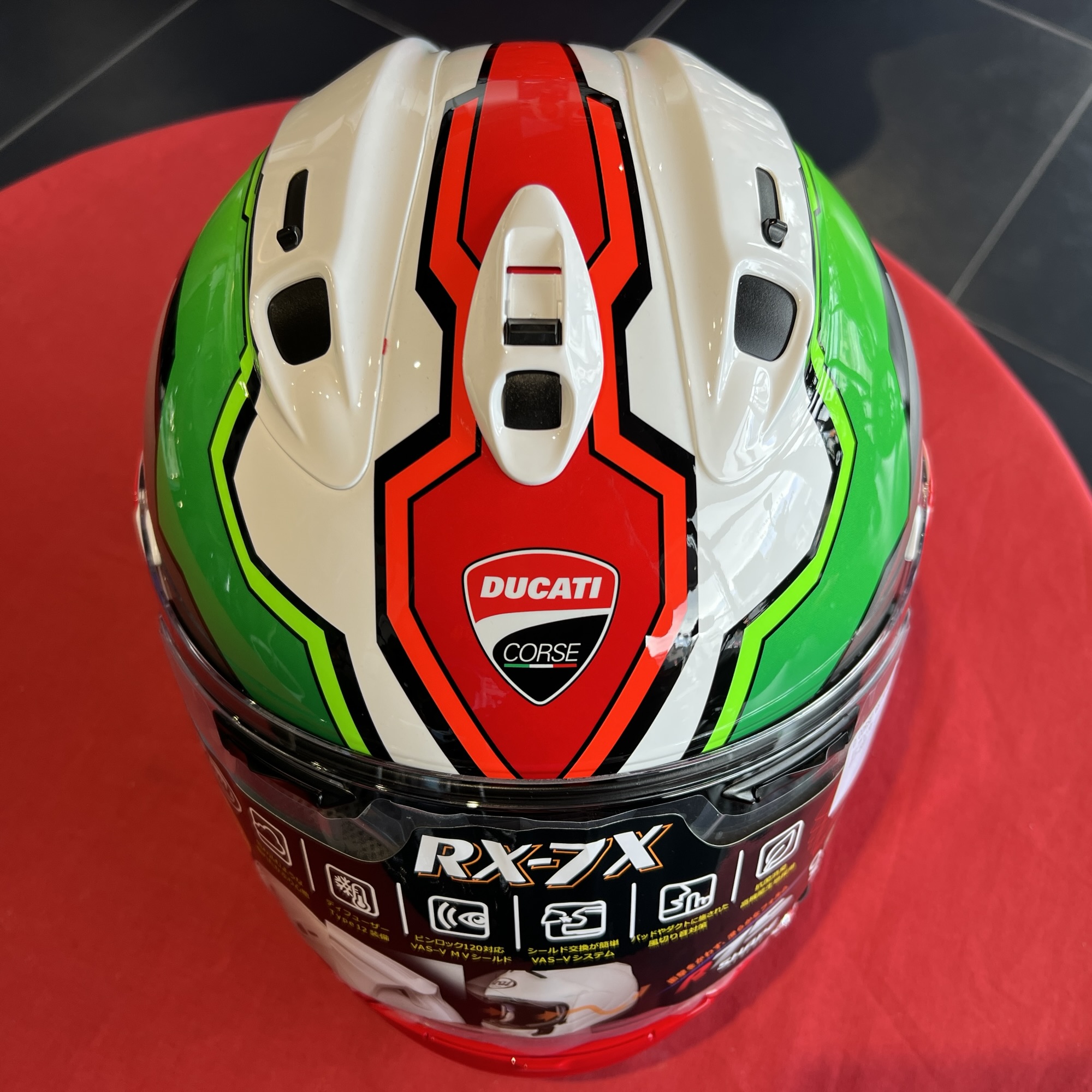 デアデビル風レッドヘルメット BUCO 送料無料 Dead Stock 新品 FULLFACE RED 56cm/デッド